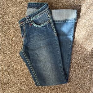 CG COWGIRL UP Embroidered Detail Women's 29x36 Jeans